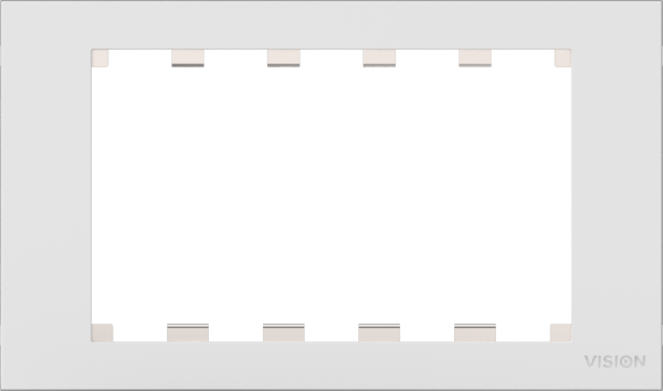 Vision TC3 SURR2G Wandplatte/Schalterabdeckung Weiß (TC3 SURR2G)