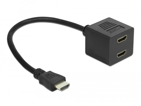 DeLOCK 65226 HDMI-Kabel HDMI Typ A Standard 2 x HDMI Schwarz (65226)
