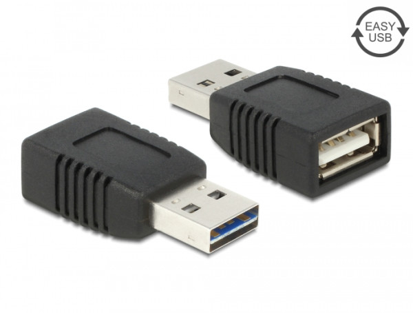 DeLOCK 65520 Kabeladapter USB 2.0 A Schwarz (65520)