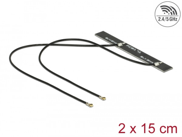 DeLOCK 89454 Netzwerk-Antenne MHF 5 dBi (89454)