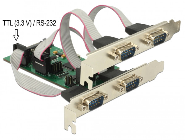 DeLOCK 62922 Schnittstellenkarte/Adapter Eingebaut RS-232 (62922)