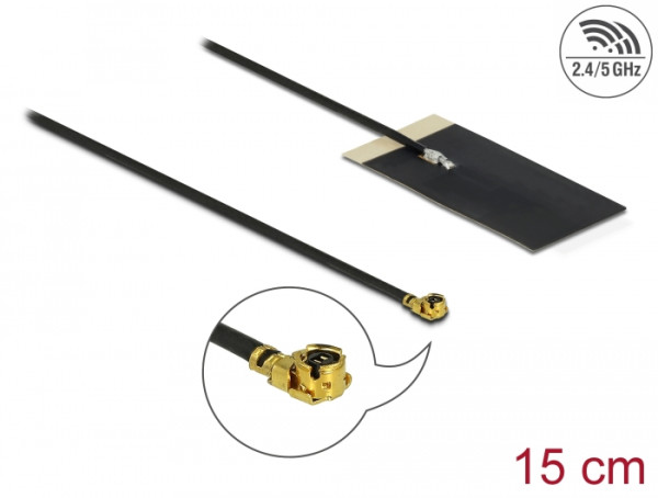 DeLOCK 12611 Netzwerk-Antenne MHF 3 dBi (12611)