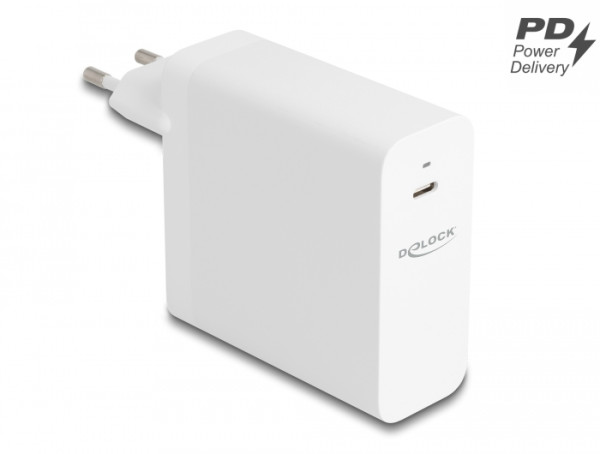 DeLOCK USB GaN Ladegerät 1 x USB Type-C PD 3.1 mit 140 W (41471)