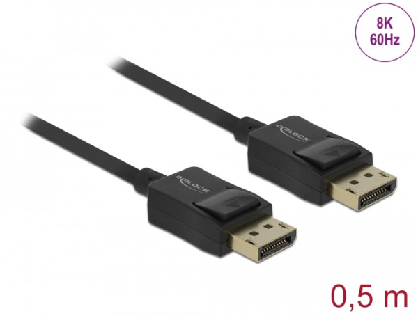 DeLOCK 85299 DisplayPort-Kabel 0,5 m Schwarz (85299)