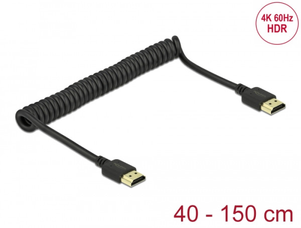 DeLOCK 84967 HDMI-Kabel 1,5 m HDMI Typ A Standard Schwarz (84967)