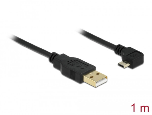 DeLOCK 83147 USB Kabel USB 2.0 1 m USB A Micro-USB B Schwarz (83147)