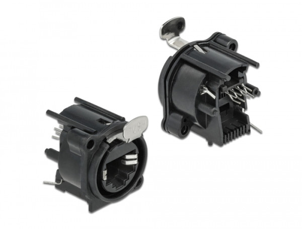 DeLOCK D-Typ Modul RJ45 Buchse zu Lötanschluss (87822)