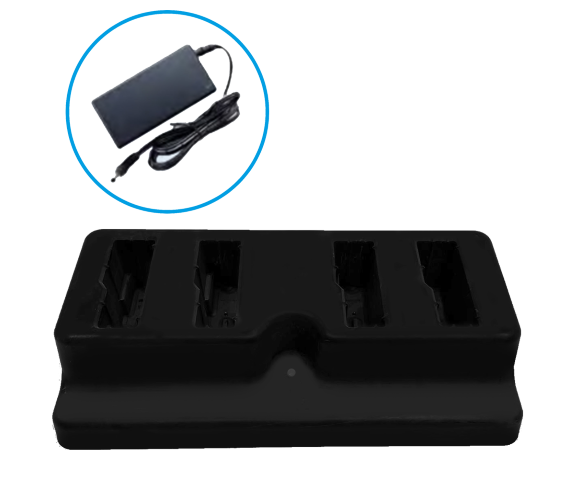 UNITECH WD200 4-Slot Terminal Charging Cradle with power a (5100-900030G)