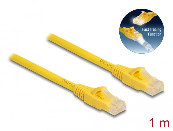 DeLOCK RJ45 Kabel Cat.6A U/UTP Fast Tracing 1 m (80101)