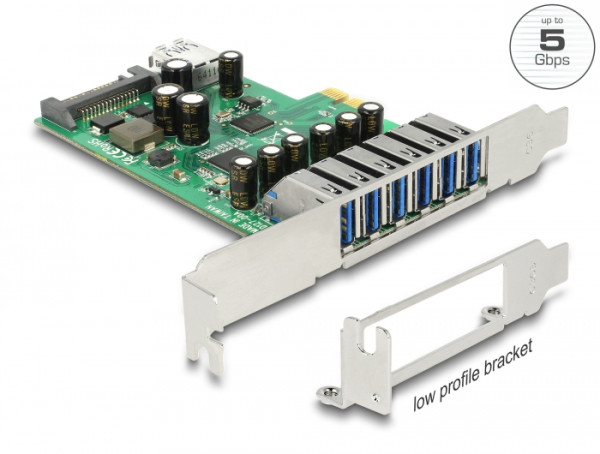 DeLOCK 89377 Schnittstellenkarte/Adapter Eingebaut SATA, USB 3.2 Gen 1 3.1 Gen 1 (89377)