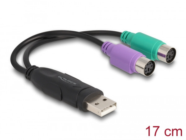 DeLOCK USB zu PS/2 Adapter (61051)