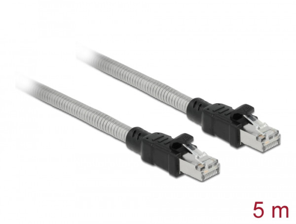 DeLOCK RJ45 Kabel Cat.6A U/FTP mit Metallmantel 5 m (80111)