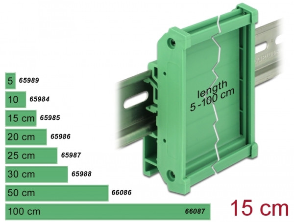 DeLOCK 65985 Montage-Kit Grün Kunststoff (65985)