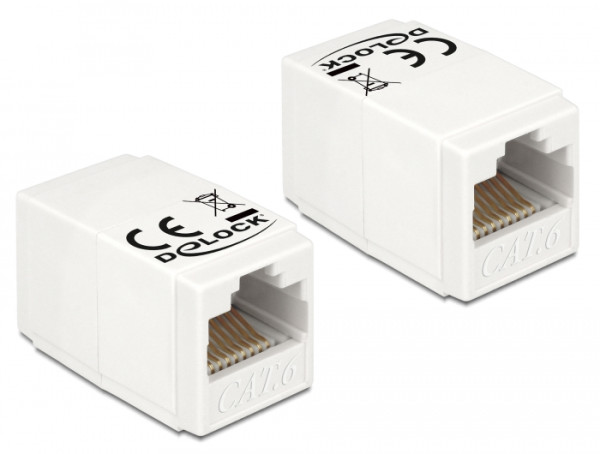 DeLOCK 86249 Kabeladapter RJ45 Weiß (86249)