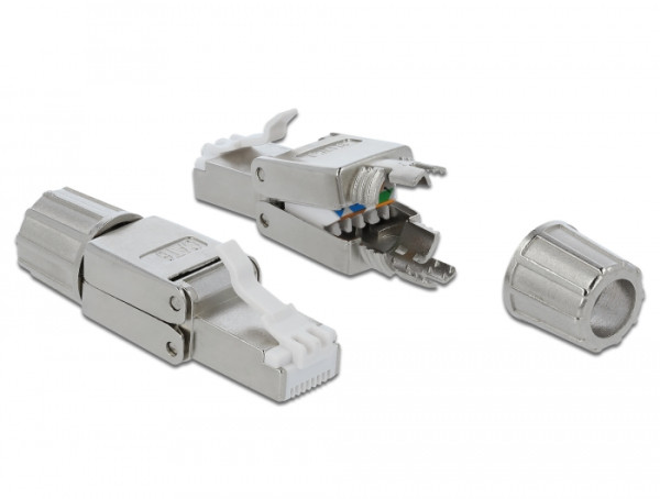 DeLOCK 86476 Drahtverbinder RJ-45 Grau (86476)
