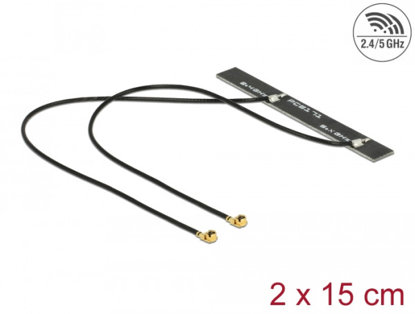 DeLOCK 88983 Netzwerk-Antenne MHF 5 dBi (88983)