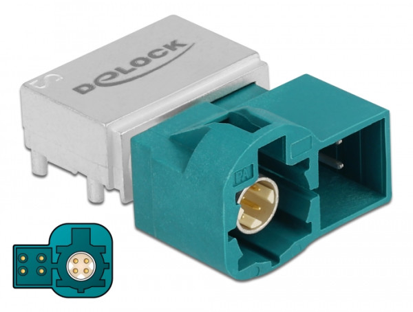 DeLOCK HSD Z Stecker +4 Power Pins PCB (90359)