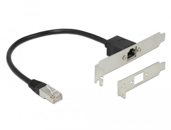 DeLOCK 85803 Netzwerkkabel Schwarz 0,3 m Cat5e F/UTP FTP (85803)