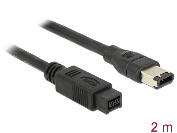 DeLOCK FireWire A/B, 2.0m 2 m Grau (82596)