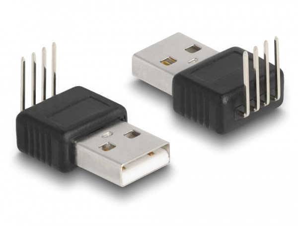 DeLOCK Adapter USB 2.0 Type-A Stecker zu 4 Pin 90° gewinkelt (66951)