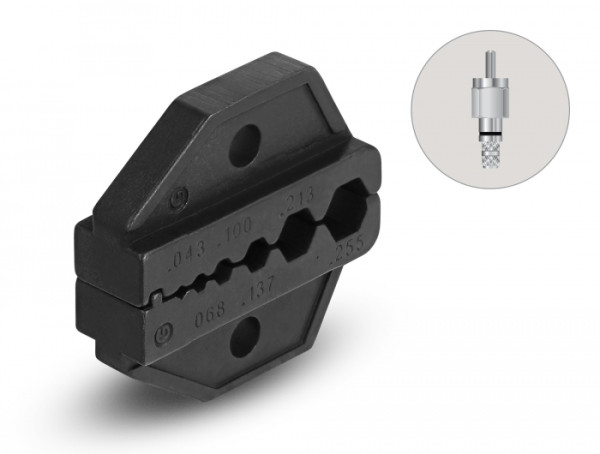 DeLOCK Pressprofileinsatz V für Crimpzange 90528, 90527, 90295, 90546 und 90296 (90533)