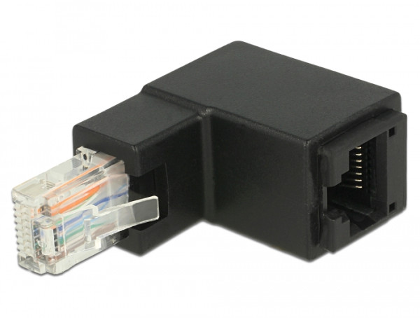 DeLOCK 86424 Kabeladapter RJ-45 Schwarz (86424)