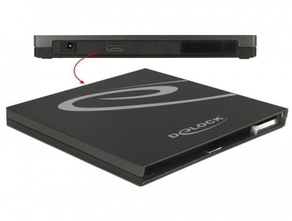 DeLOCK 42595 ODD-Gehäuse SATA Schwarz (42595)