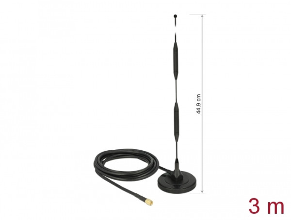 DeLOCK 12425 Netzwerk-Antenne Omnidirektionale Antenne SMA 5 dBi (12425)