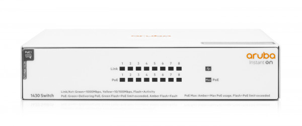 HPE Aruba Instant IOn 1430 8G 64W Switch (R8R46A)