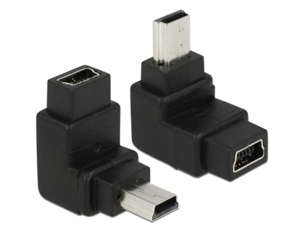 DeLOCK Adapter USB-B mini USB-B mini 5-pin Schwarz (65096)