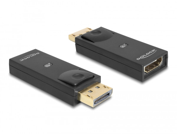 DeLOCK 65258 Kabeladapter Displayport 1.1 HDMI Schwarz (65258)