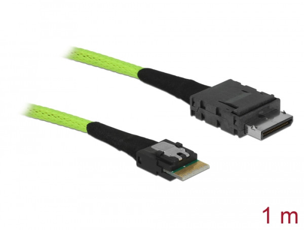 DeLOCK 85755 Serial Attached SCSI SAS-Kabel 1 m Schwarz (85755)