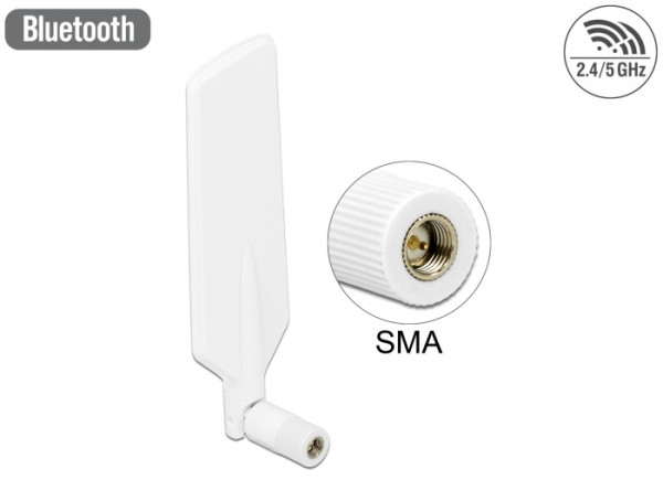 DeLOCK 12430 Netzwerk-Antenne Omnidirektionale Antenne SMA 4 dBi (12430)