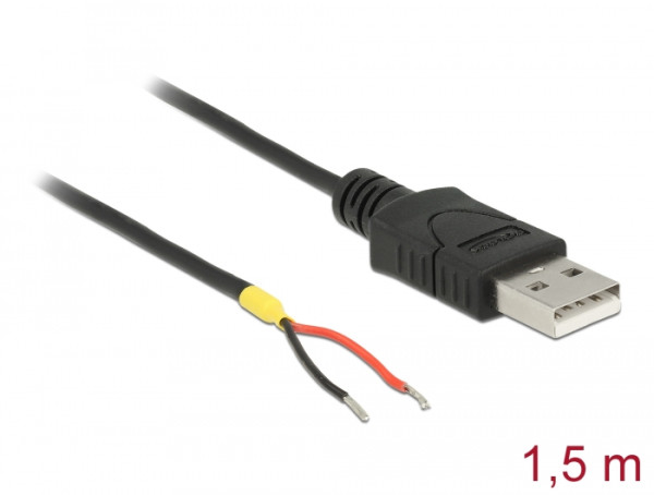 DeLOCK 85664 USB Kabel USB 2.0 1,5 m USB A Schwarz (85664)