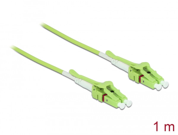 DeLOCK 85688 InfiniBand/Glasfaserkabel 1 m LC Grün (85688)