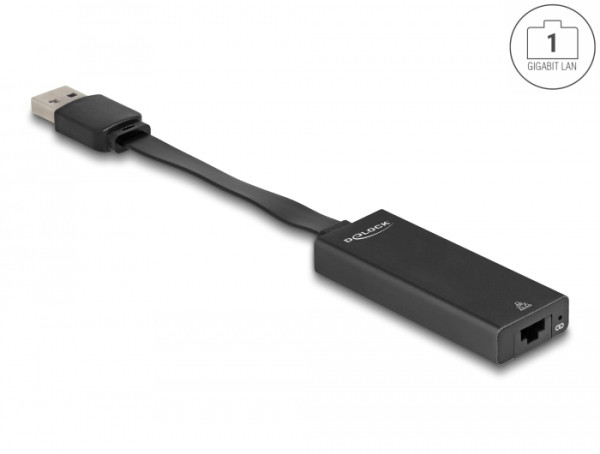 DeLOCK USB Typ-A Adapter zu Gigabit LAN slim (66245)