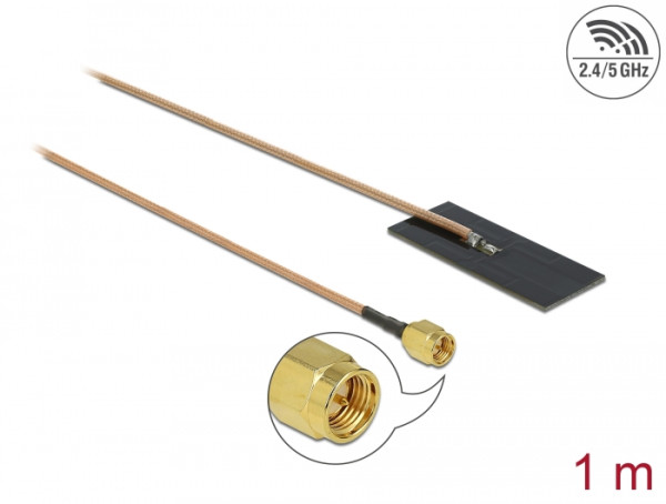 DeLOCK 12610 Netzwerk-Antenne SMA 1,2 dBi (12610)