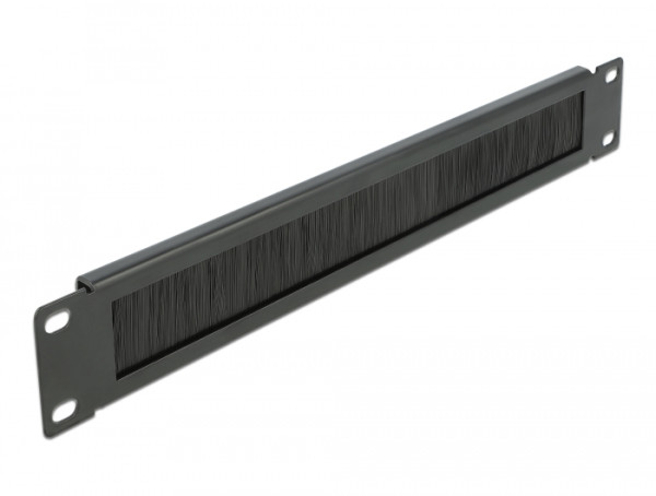 DeLOCK 19″ Kabelmanagement Bürstenleiste 1 HE schwarz (66288)