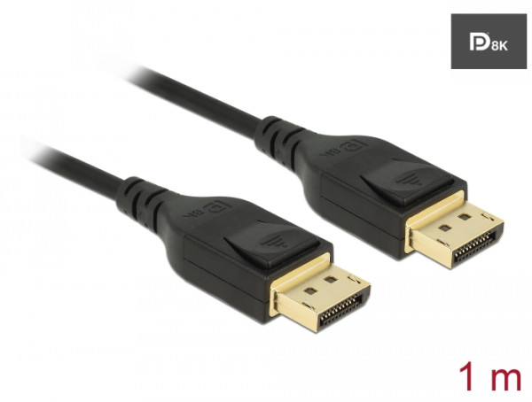 DeLOCK 85658 DisplayPort-Kabel 1 m Schwarz (85658)