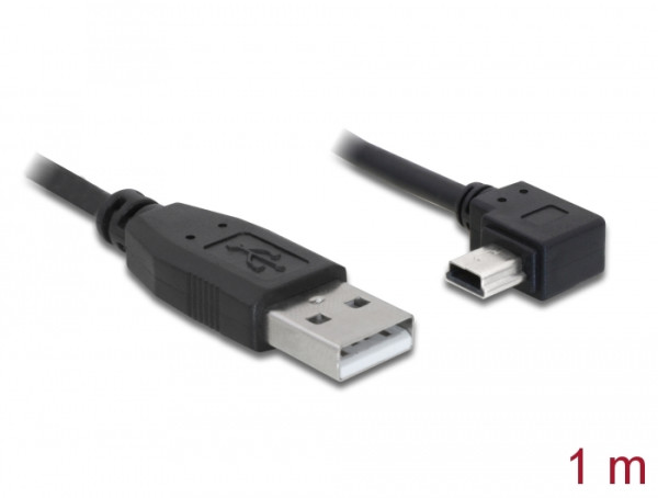 DeLOCK 82681 USB Kabel 1 m USB A Mini-USB B Schwarz (82681)