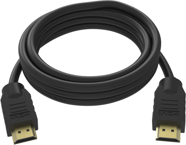 Vision TC-0-5MHDMI-BL HDMI-Kabel 0,5 m HDMI Typ A Standard Schwarz (TC 0.5MHDMI/BL)
