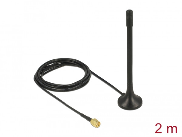 DeLOCK 89490 Netzwerk-Antenne Omnidirektionale Antenne SMA 2 dBi (89490)