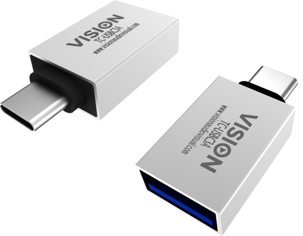 Vision TC-USBC3A Kabeladapter USB-A USB-C Weiß (TC-USBC3A)