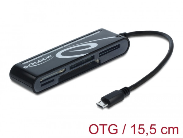 DeLOCK 91732 Kartenleser USB 2.0 Schwarz (91732)
