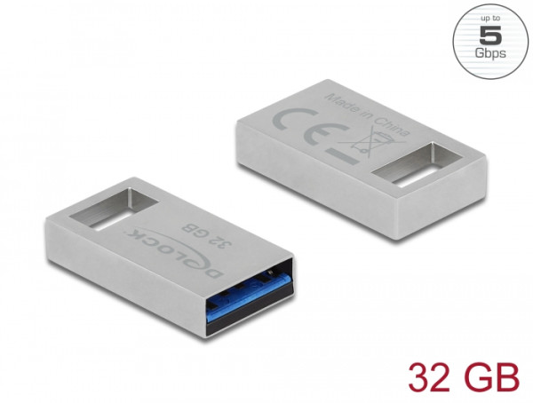 DeLOCK USB 5 Gbps Speicherstick 32 GB - Metallgehäuse (54070)