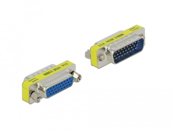 DeLOCK D-Sub 26 HD Pin Stecker zu Buchse - Portschoner (65111)