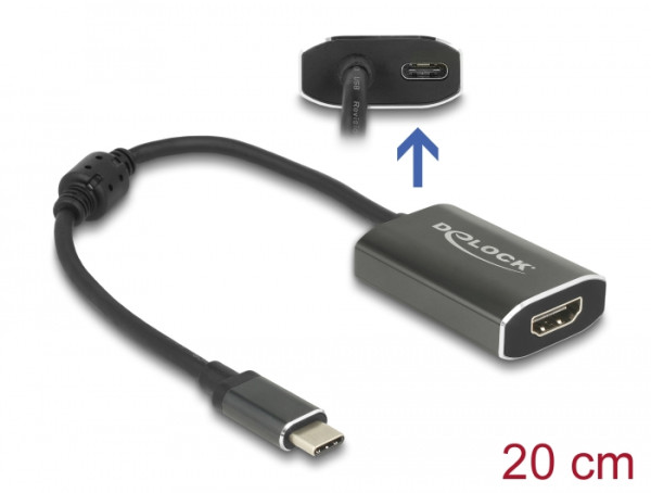 DeLOCK 62988 USB-Grafikadapter 4096 x 2160 Pixel Grau (62988)