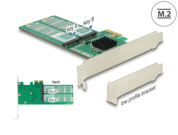 DeLOCK 89588 Schnittstellenkarte/Adapter Eingebaut SATA (89588)