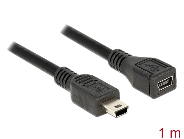 DeLOCK 82667 USB Kabel 1 m Schwarz (82667)