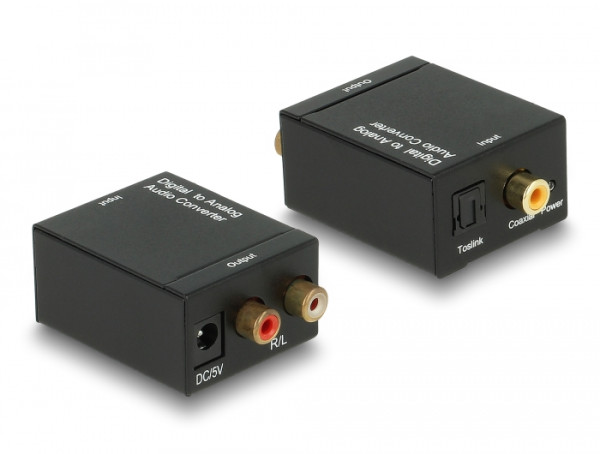 DeLOCK 62444 Audio-Konverter Schwarz (62444)